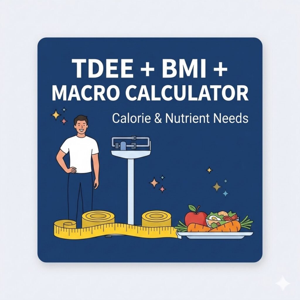 TDEE + BMI + Macro Calculator