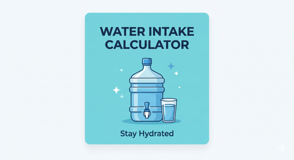 Water Intake Calculator